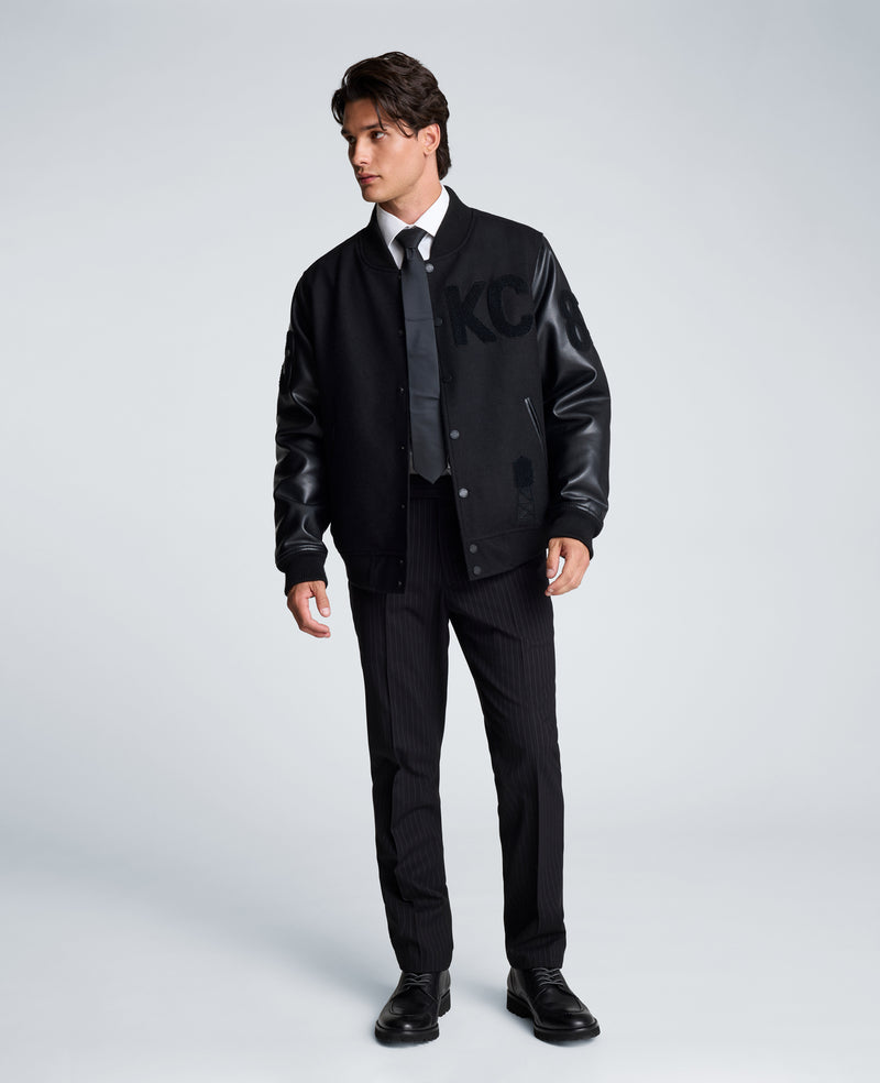 Kenneth Cole - Varsity Bomber MENS OUTERWEAR for Men