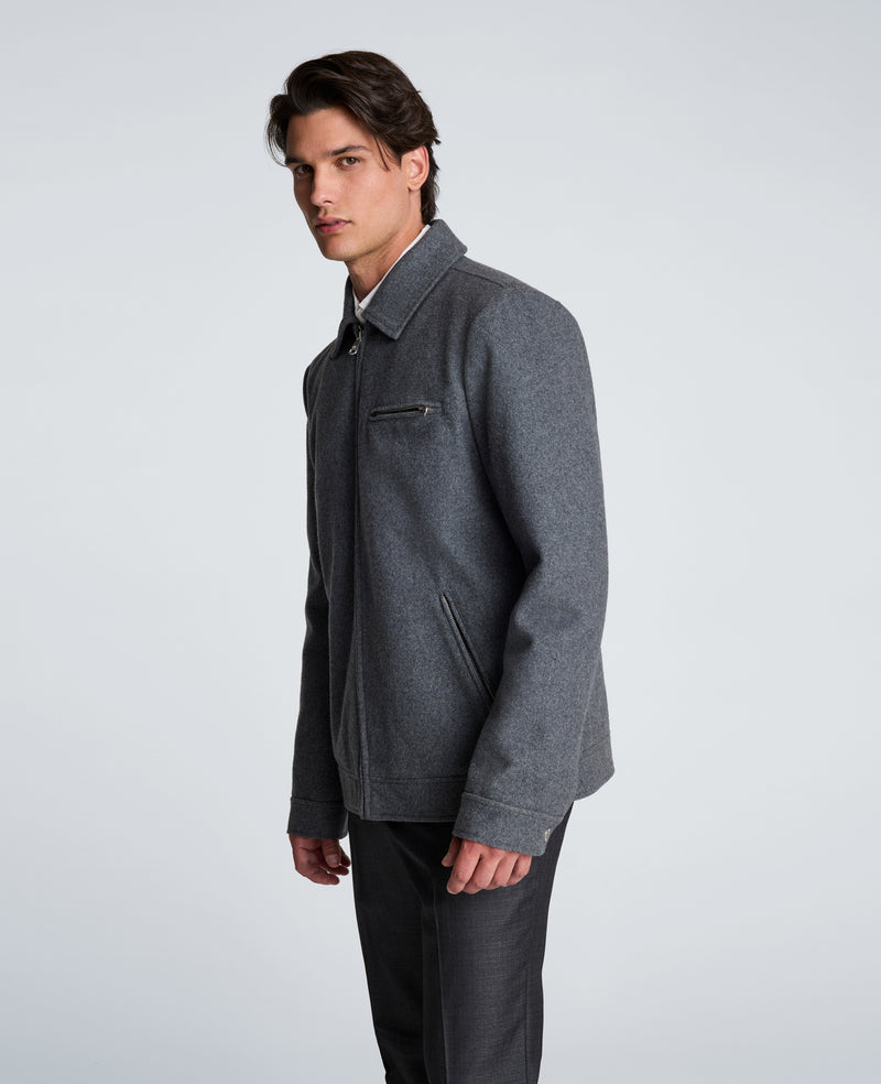 Kenneth Cole - Wool Shirt Collar Jacket MENS OUTERWEAR for Men