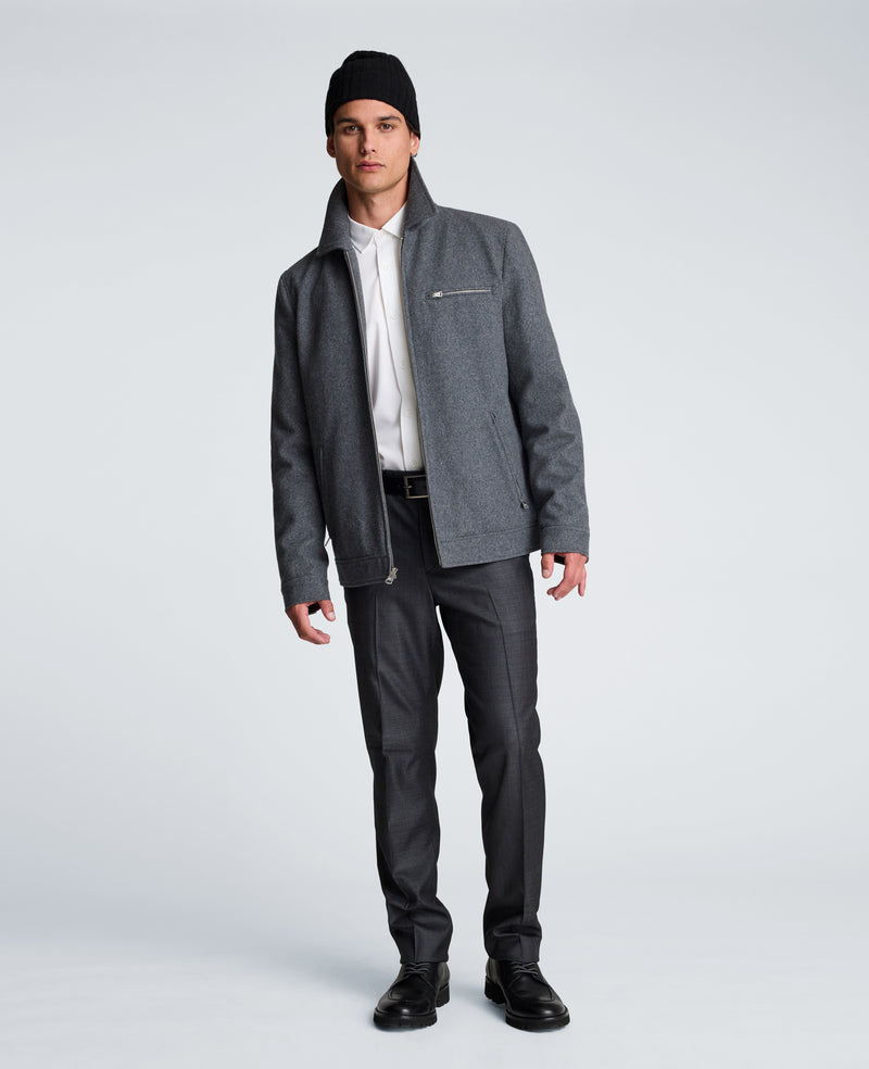Kenneth Cole - Wool Shirt Collar Jacket MENS OUTERWEAR for Men
