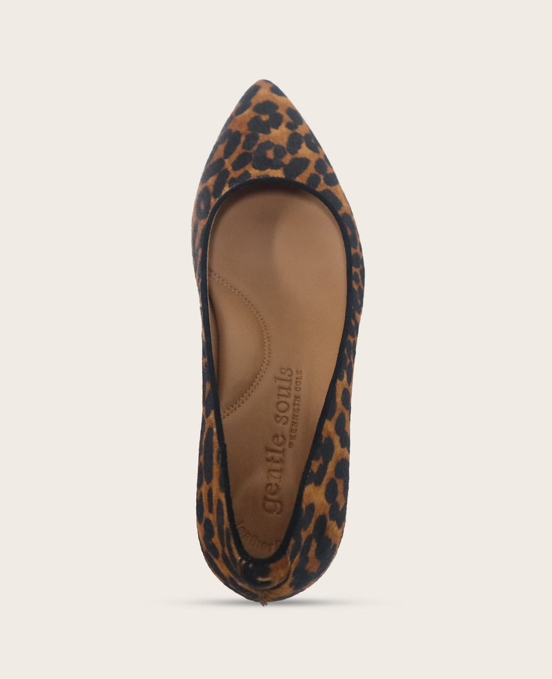 Kenneth Cole - GENTLE SOULS - Gardena Leopard Calf Hair Pump WOMENS HEELS for Women
