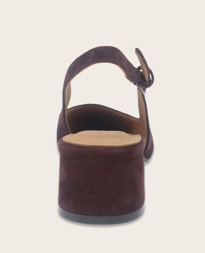 Kenneth Cole - GENTLE SOULS - Georgia Suede Slingback Heel WOMENS HEELS for Women