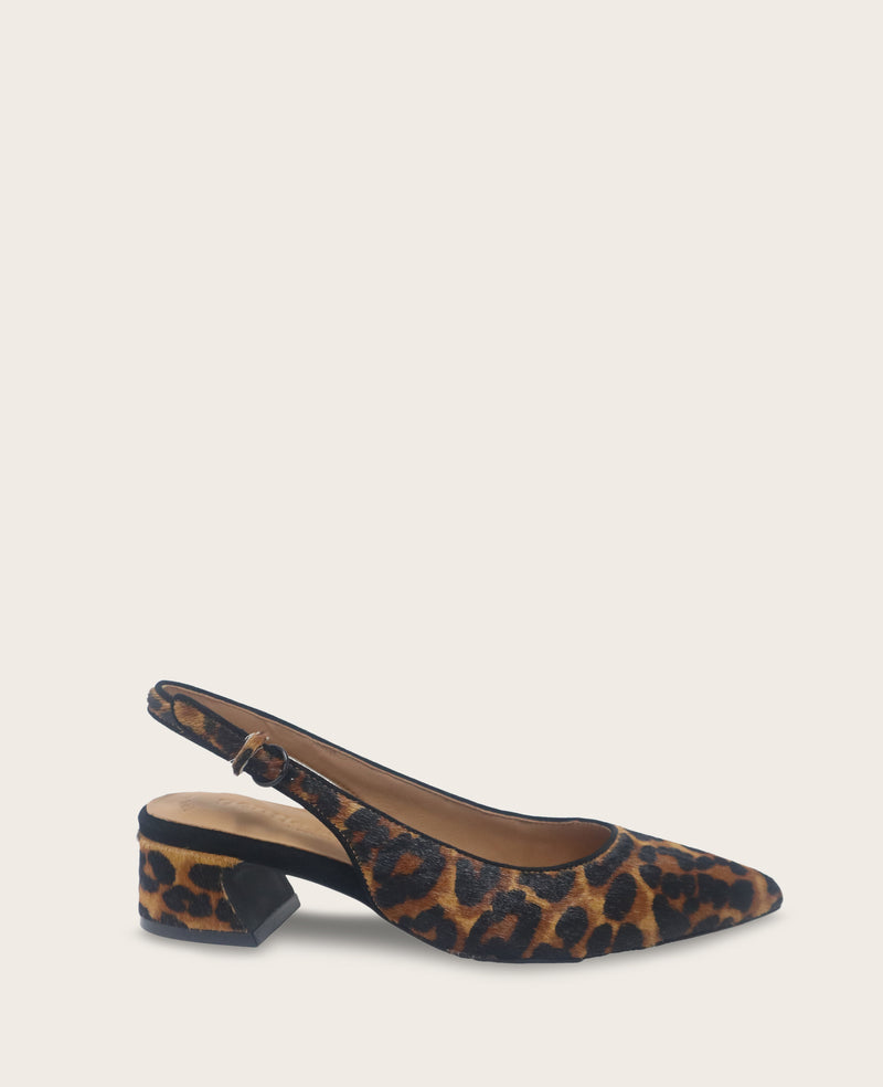 Kenneth Cole - GENTLE SOULS - Georgia Calf Hair Slingback Heel WOMENS HEELS for Women