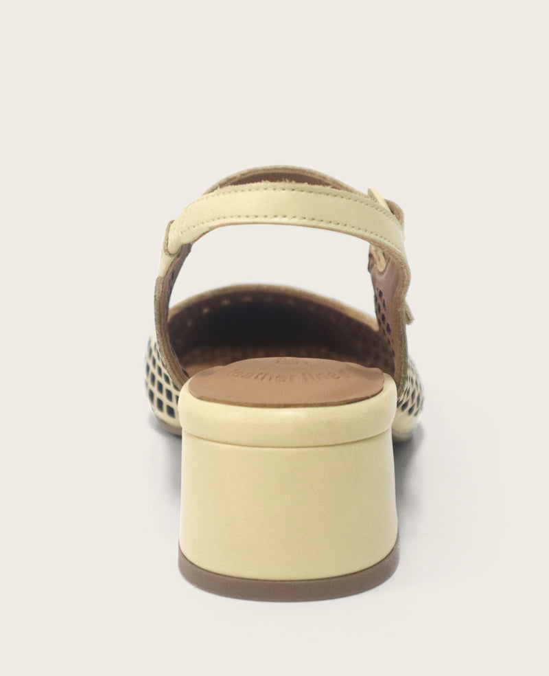 Kenneth Cole - GENTLE SOULS - Gladys Perforated Leather Mary Jane Slingback Heel WOMENS HEELS for Women