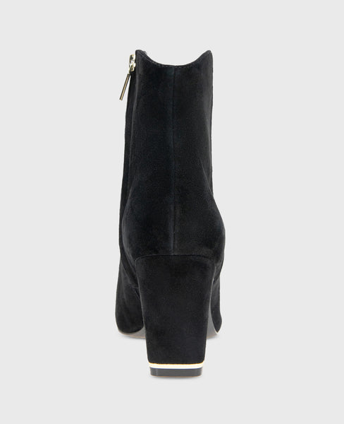 Shop Grizelda Black Suede Heel Boot | Kenneth Cole