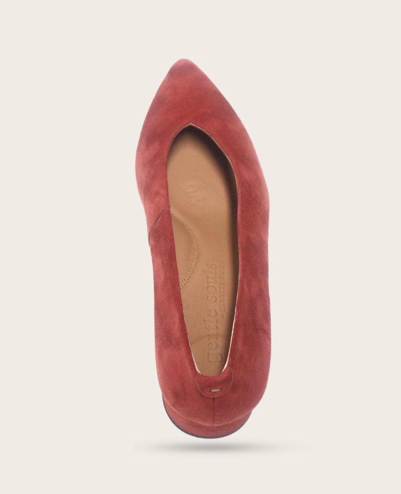 Kenneth Cole - GENTLE SOULS - Galleria Suede Pump WOMENS HEELS for Women