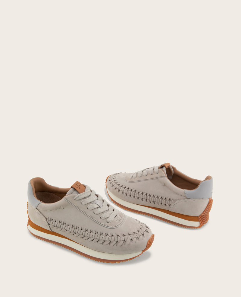 Kenneth Cole - GENTLE SOULS - Jolena Leather Woven Detail Sneaker WOMENS ATHLEISURE for Women