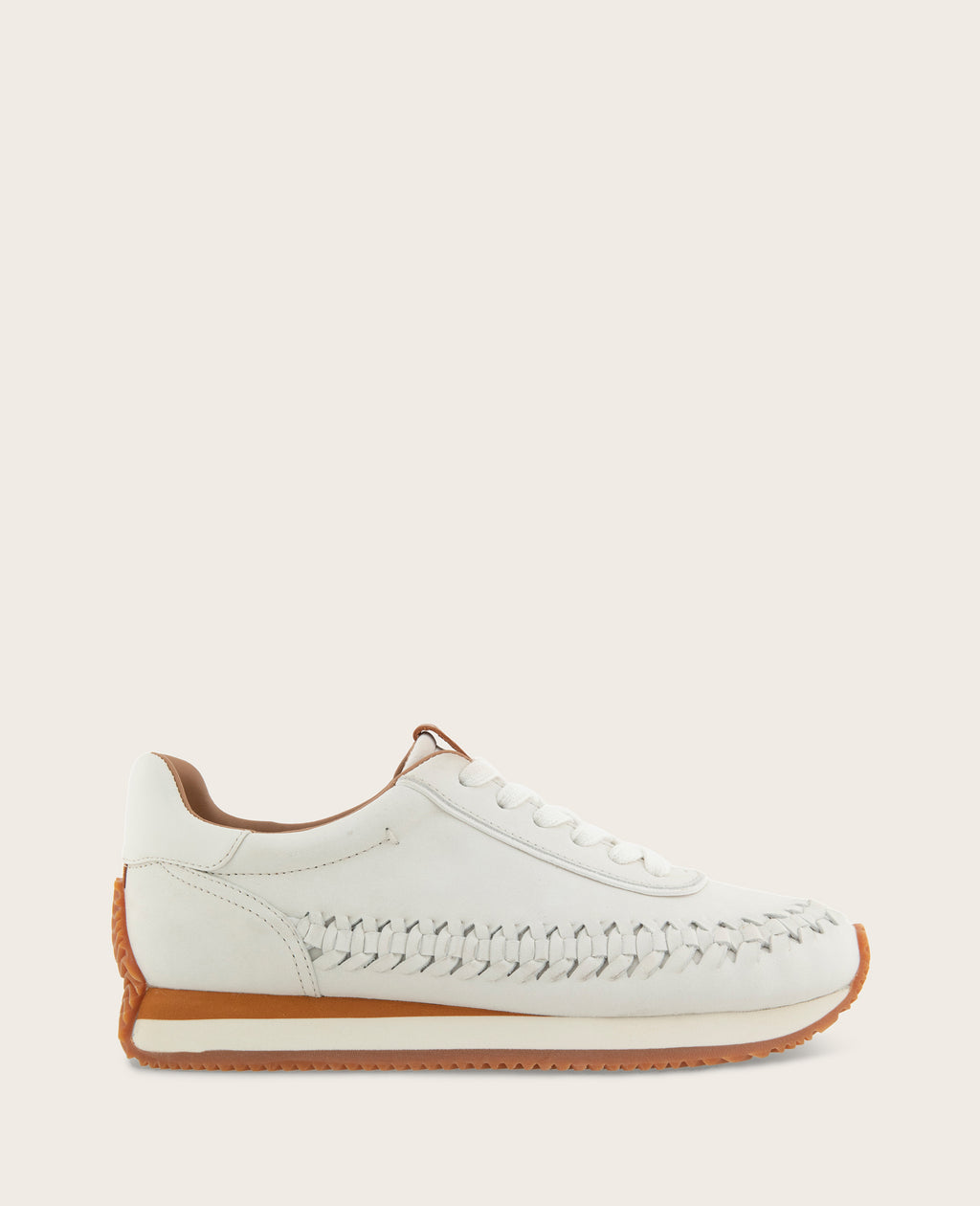Kenneth Cole - GENTLE SOULS - Jolena Leather Woven Detail Sneaker WOMENS ATHLEISURE for Women 