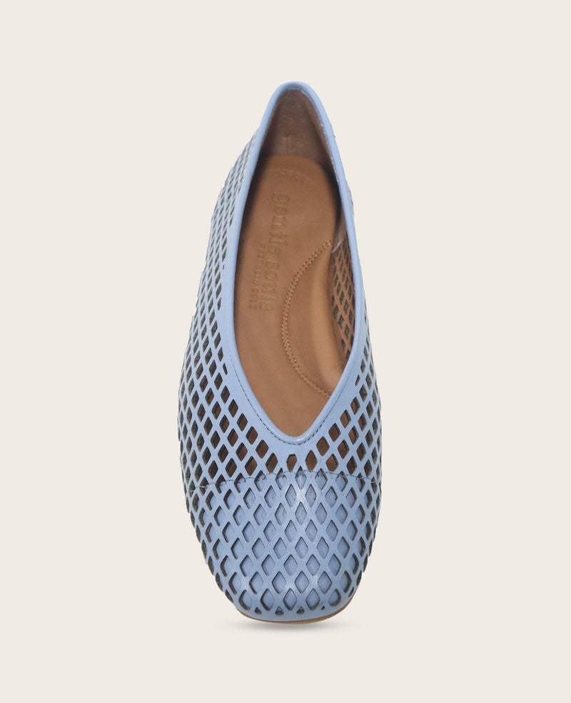 Kenneth Cole - GENTLE SOULS - Willow Perforated Leather Ballet Flat WOMENS FLAT for Women