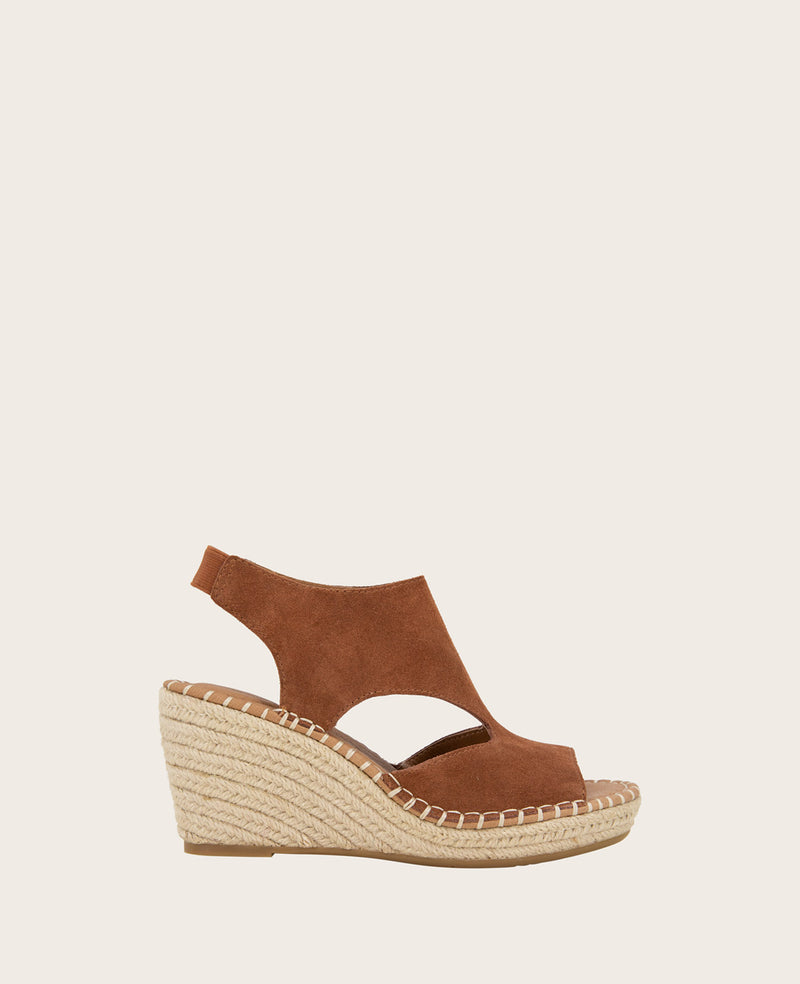 Kenneth Cole - GENTLE SOULS - Cody Suede Espadrille Wedge WOMENS SANDAL for Women