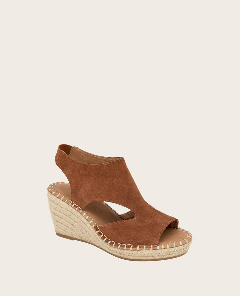 Kenneth Cole - GENTLE SOULS - Cody Suede Espadrille Wedge WOMENS SANDAL for Women