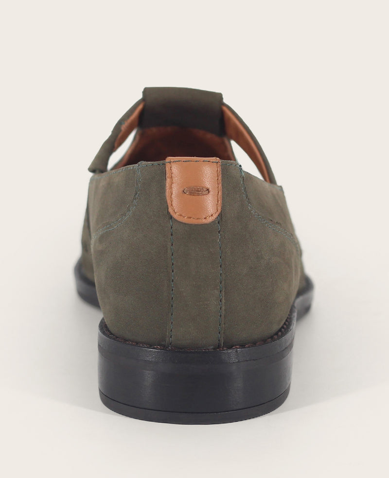 Kenneth Cole - GENTLE SOULS - Argyle Nubuck T-Strap Loafer WOMENS FLAT for Women