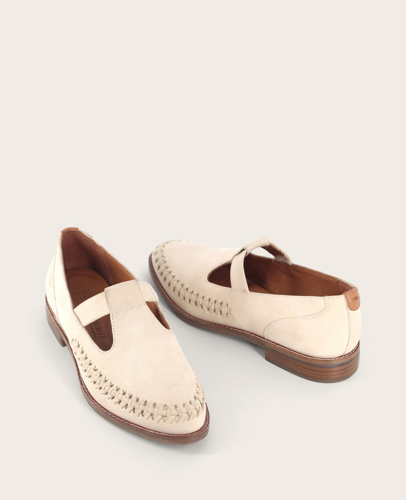 Kenneth Cole - GENTLE SOULS - Argyle Leather T-Strap Loafer WOMENS FLAT for Women