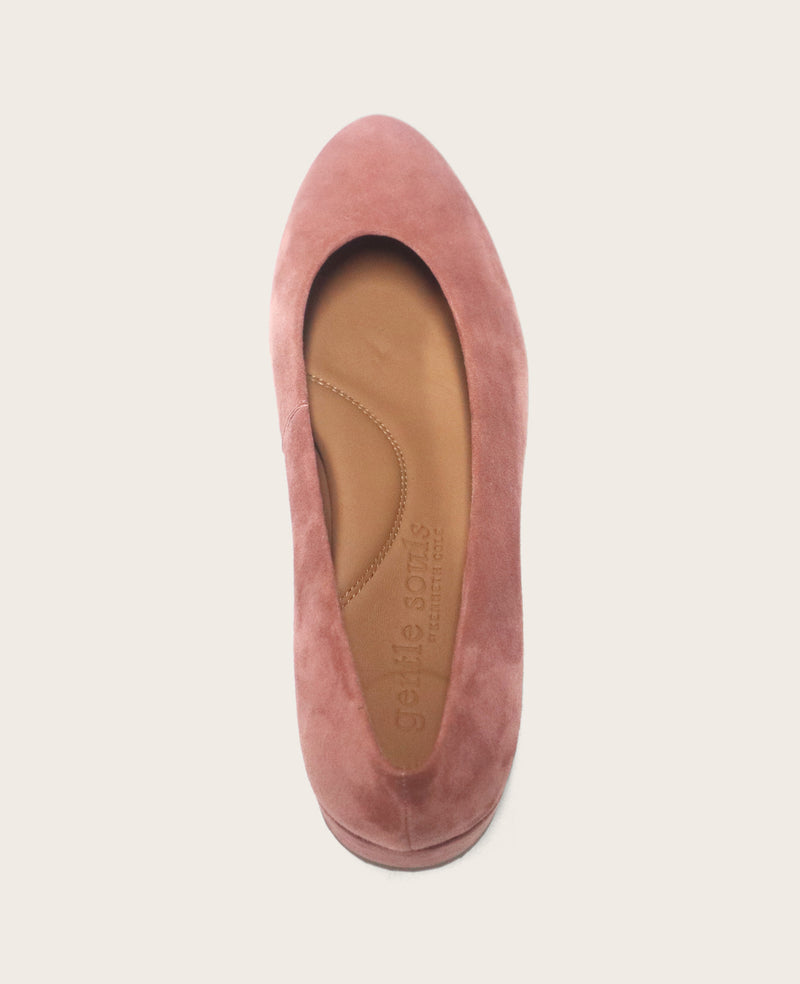 Kenneth Cole - GENTLE SOULS - Atlas V Suede Flat WOMENS FLAT for Women