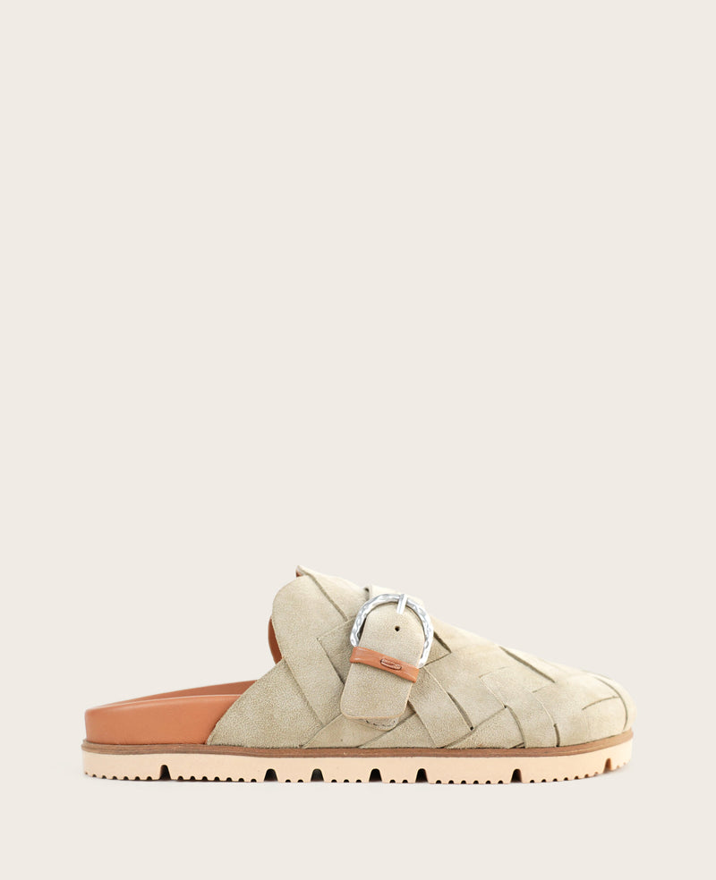 Kenneth Cole - GENTLE SOULS - Bahari Woven Suede Sandal WOMENS FLAT for Women