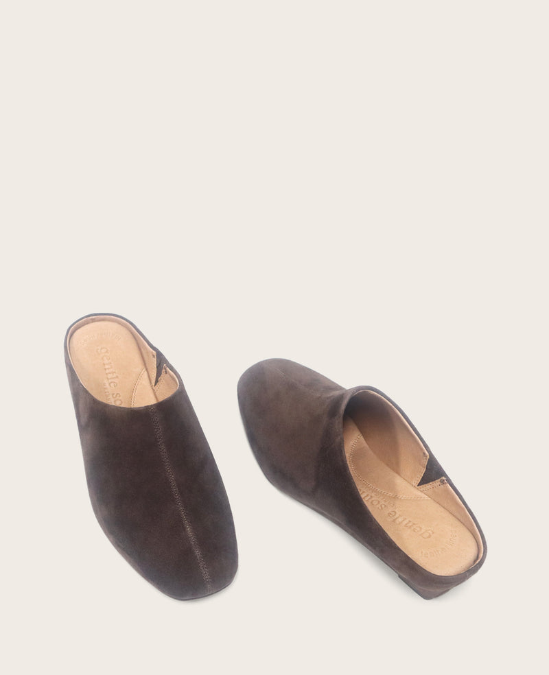 Kenneth Cole - GENTLE SOULS - Carmena Suede Mule Heel WOMENS FLAT for Women
