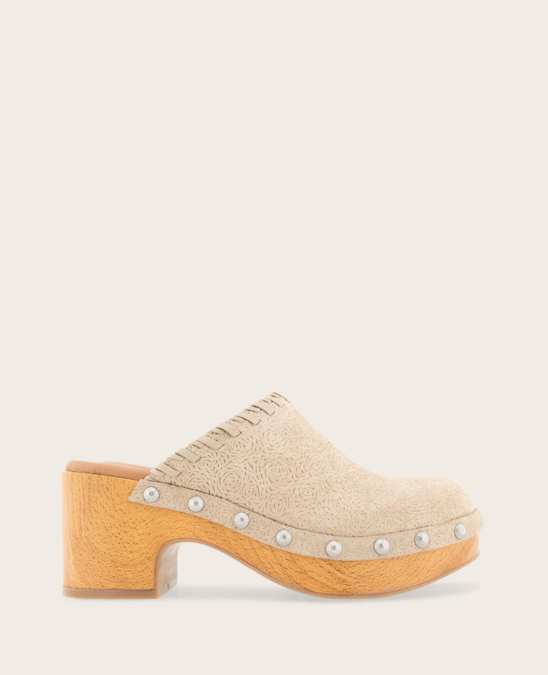 Kenneth Cole - GENTLE SOULS - Daphine Suede Platform Clog WOMENS HEELS for Women