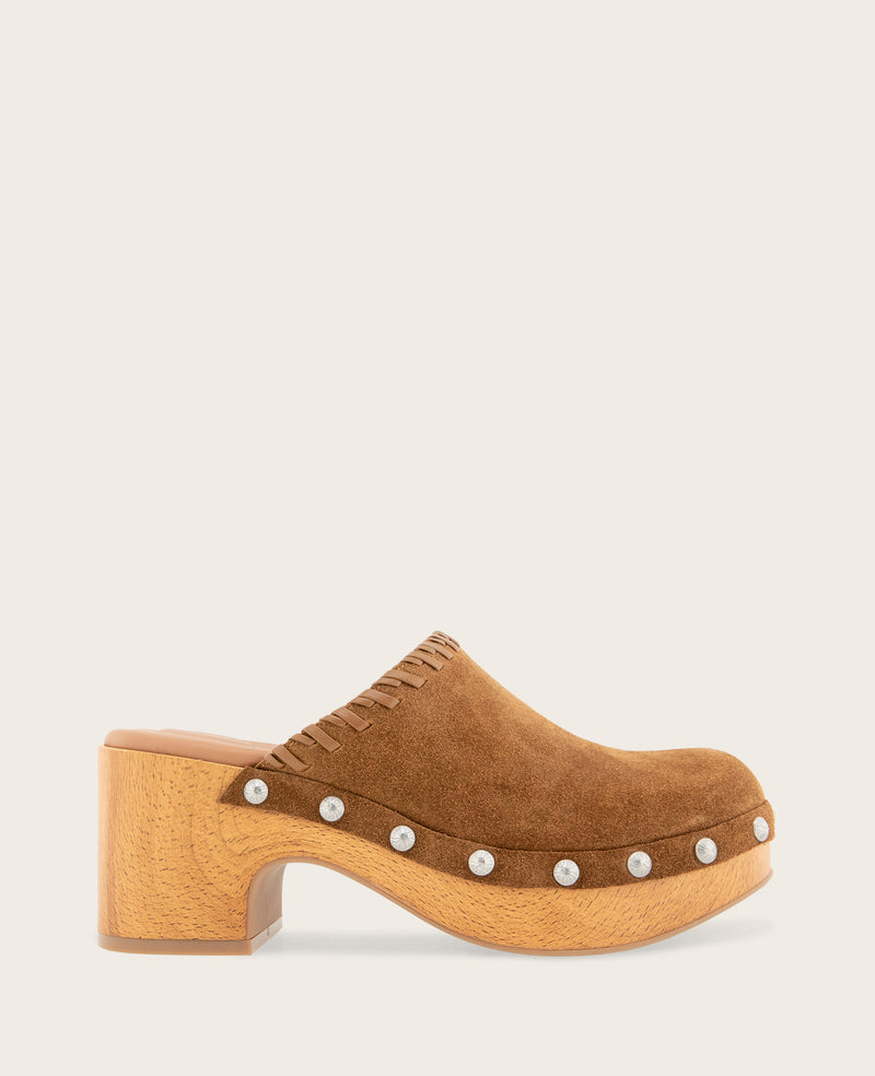 Kenneth Cole - GENTLE SOULS - Daphine Suede Platform Clog WOMENS HEELS for Women