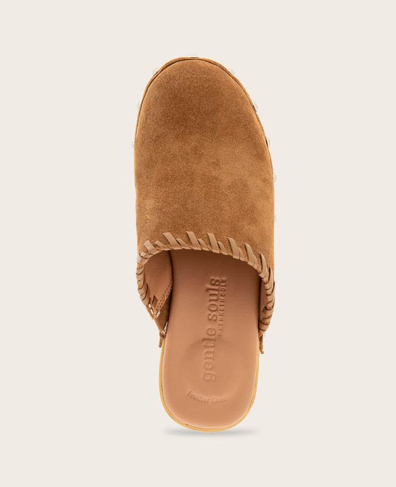 Kenneth Cole - GENTLE SOULS - Daphine Suede Platform Clog WOMENS HEELS for Women