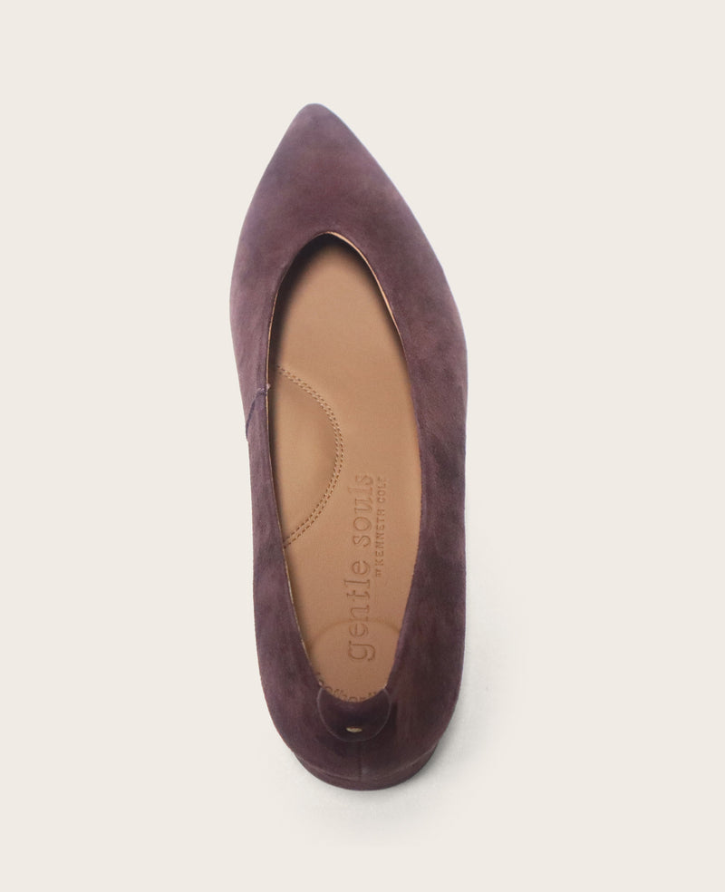 Kenneth Cole - GENTLE SOULS - Galleria Suede Pump WOMENS HEELS for Women