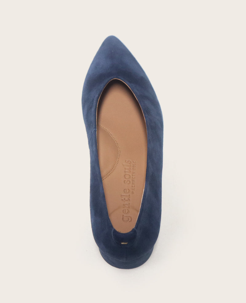 Kenneth Cole - GENTLE SOULS - Galleria Suede Pump WOMENS HEELS for Women
