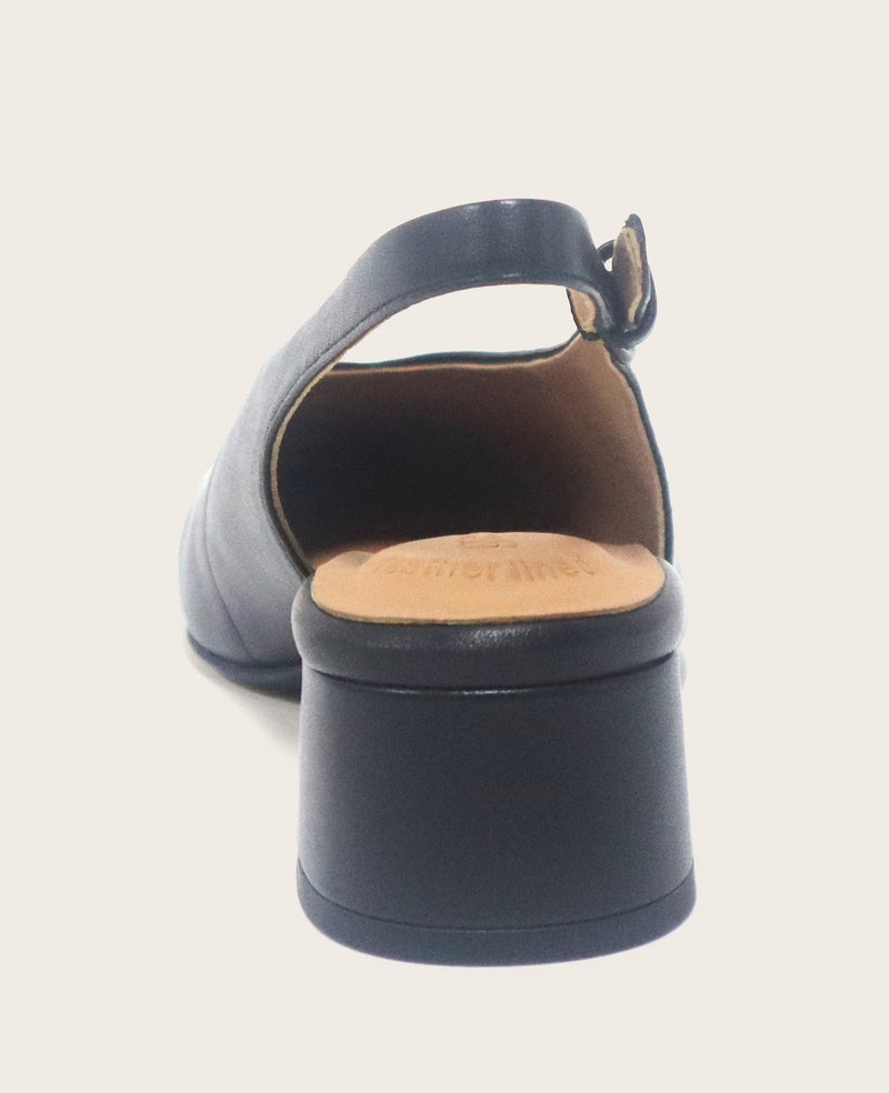 Kenneth Cole - GENTLE SOULS - Ginette Leather Slingback Heel WOMENS HEELS for Women