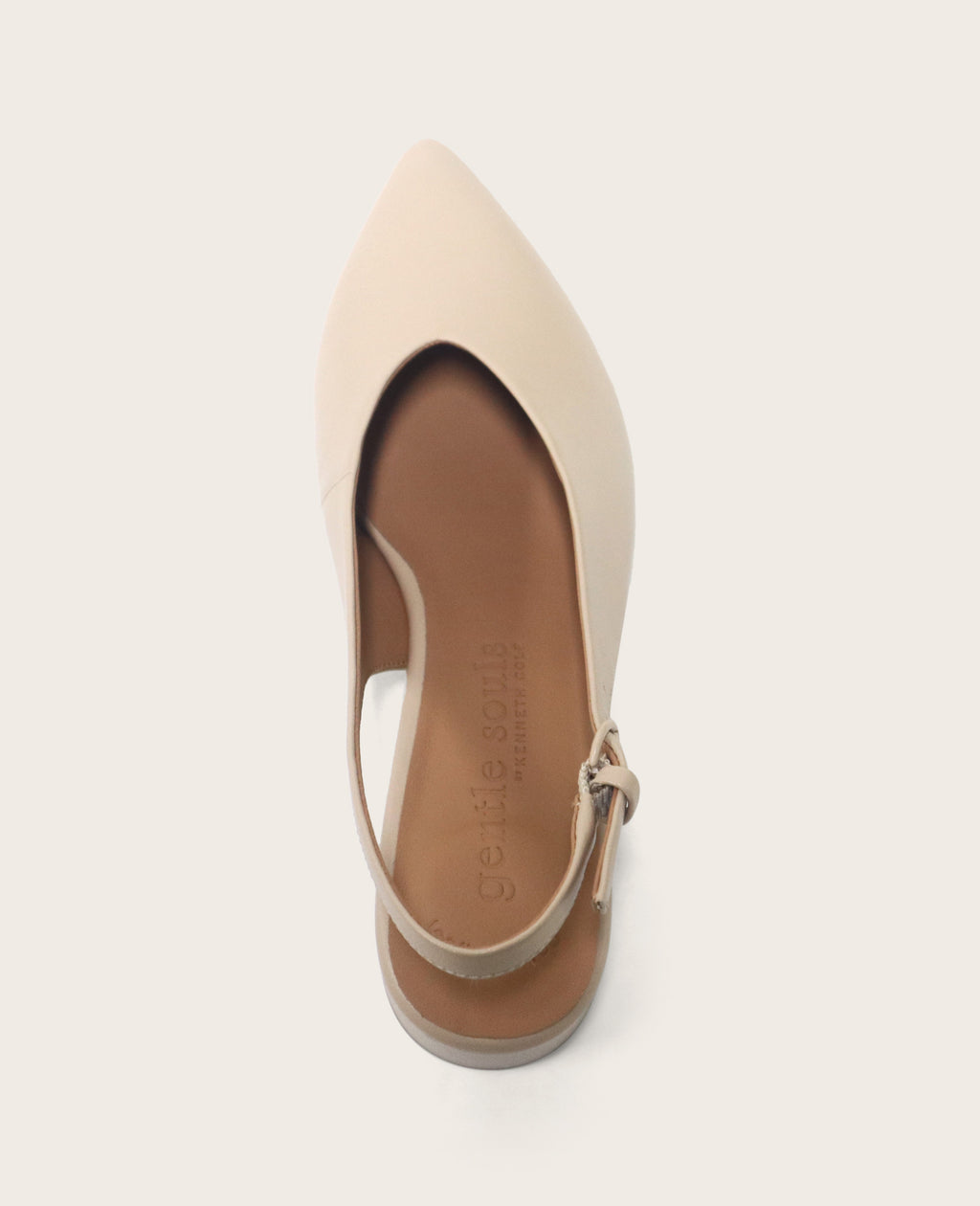 GENTLE SOULS - GINETTE Sand Leather Slingback