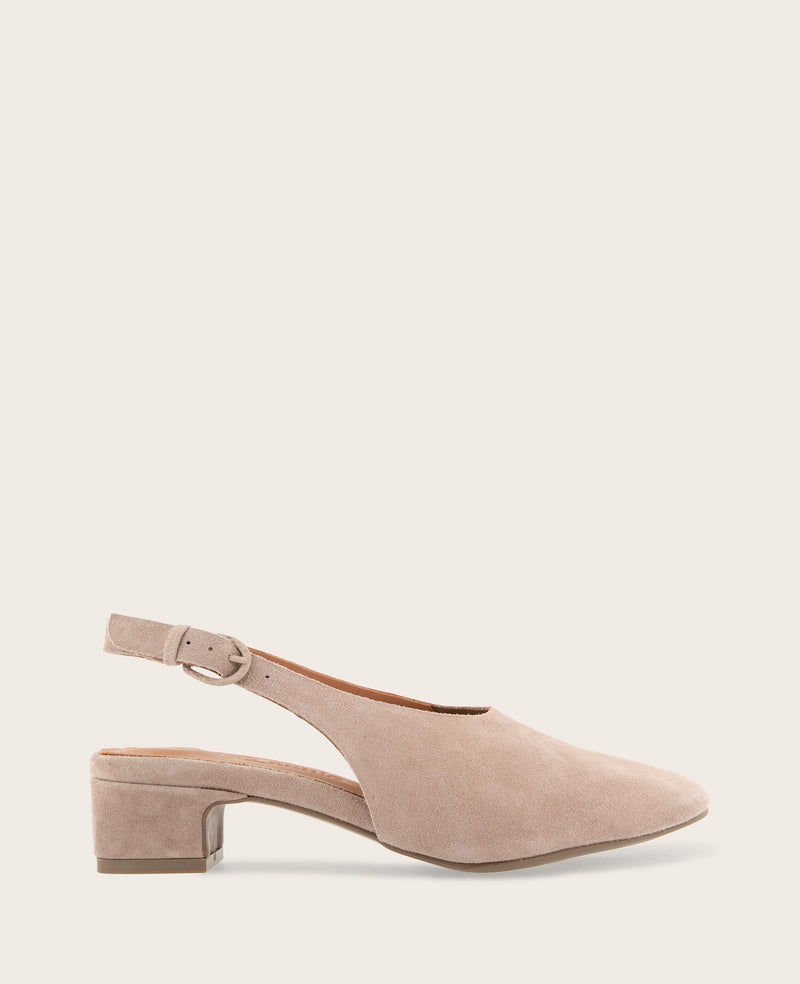 Kenneth Cole - GENTLE SOULS - Kellis Stretch Suede Slingback Heel WOMENS HEELS for Women