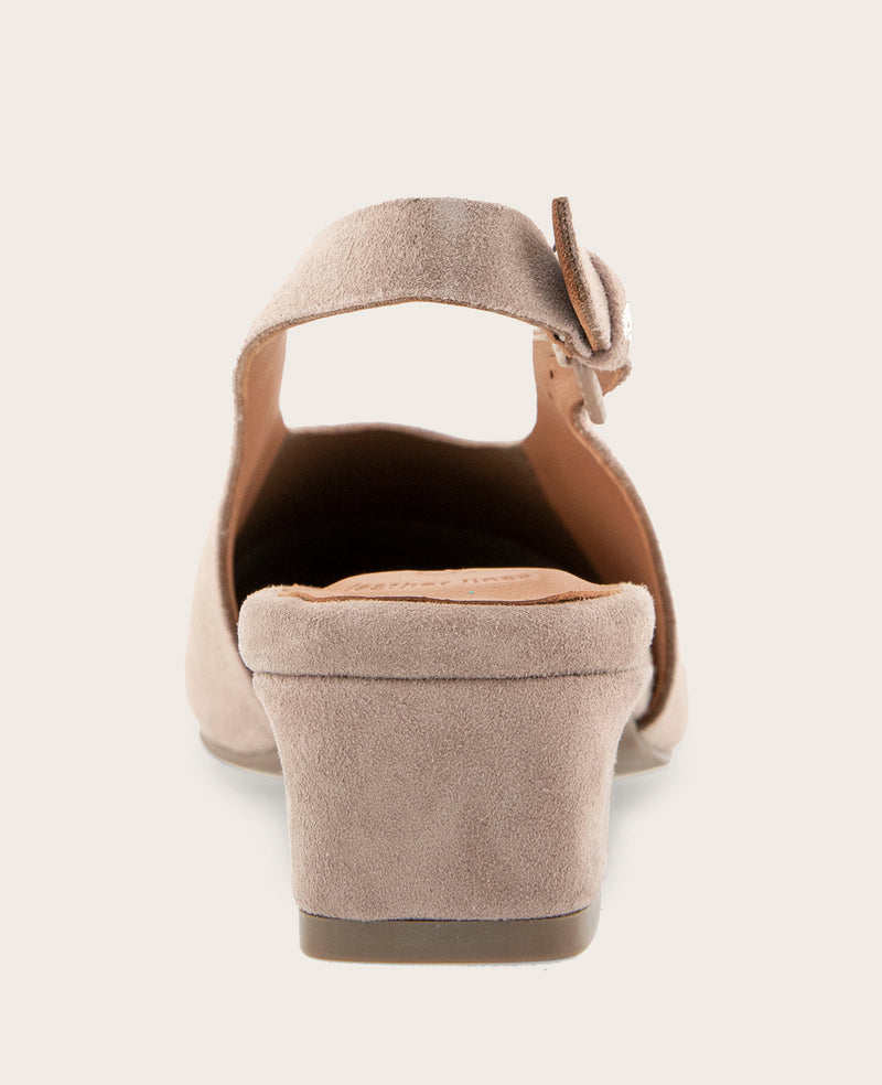 Kenneth Cole - GENTLE SOULS - Kellis Stretch Suede Slingback Heel WOMENS HEELS for Women
