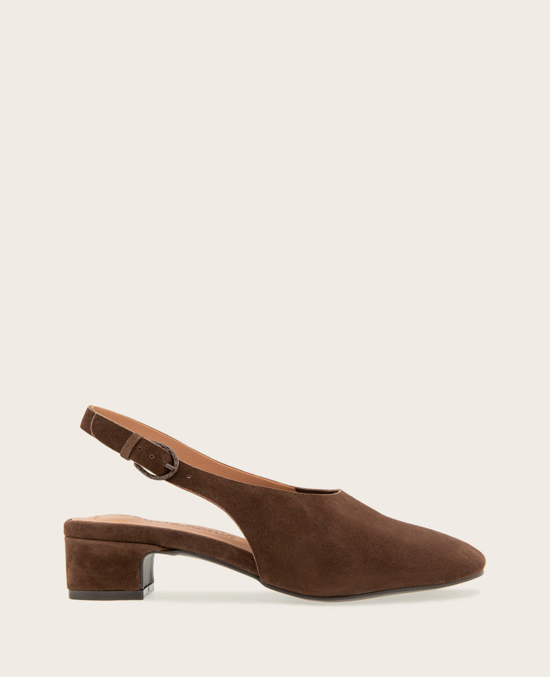 Kenneth Cole - GENTLE SOULS - Kellis Stretch Suede Slingback Heel WOMENS HEELS for Women