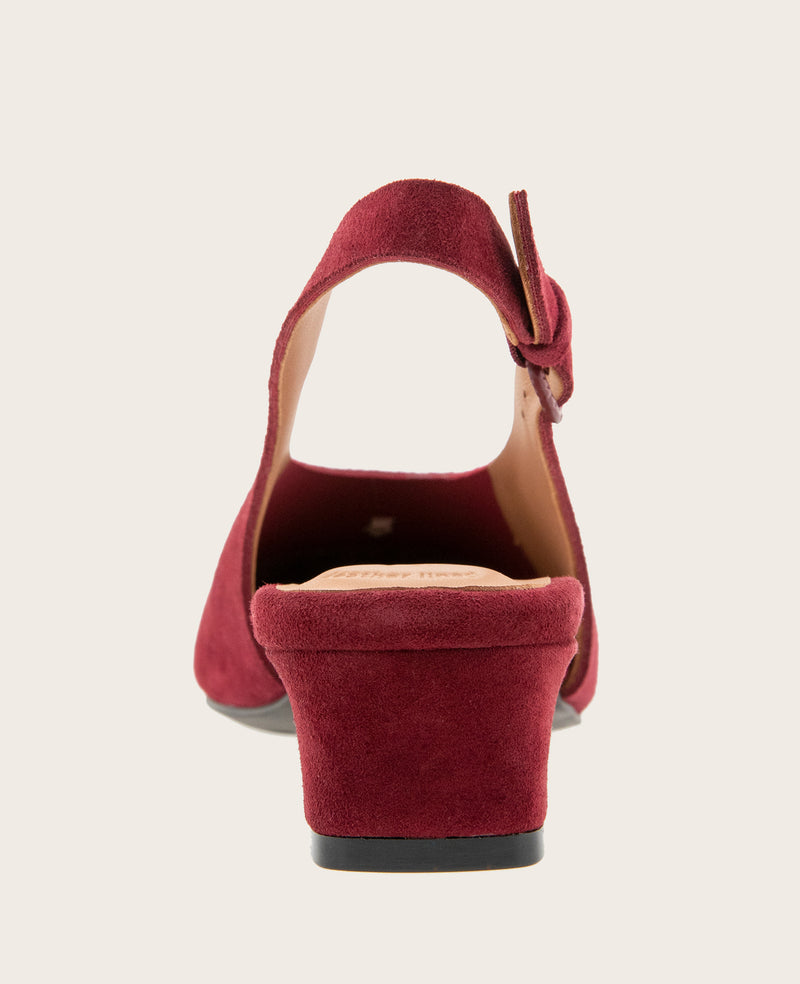Kenneth Cole - GENTLE SOULS - Kellis Stretch Suede Slingback Heel WOMENS HEELS for Women