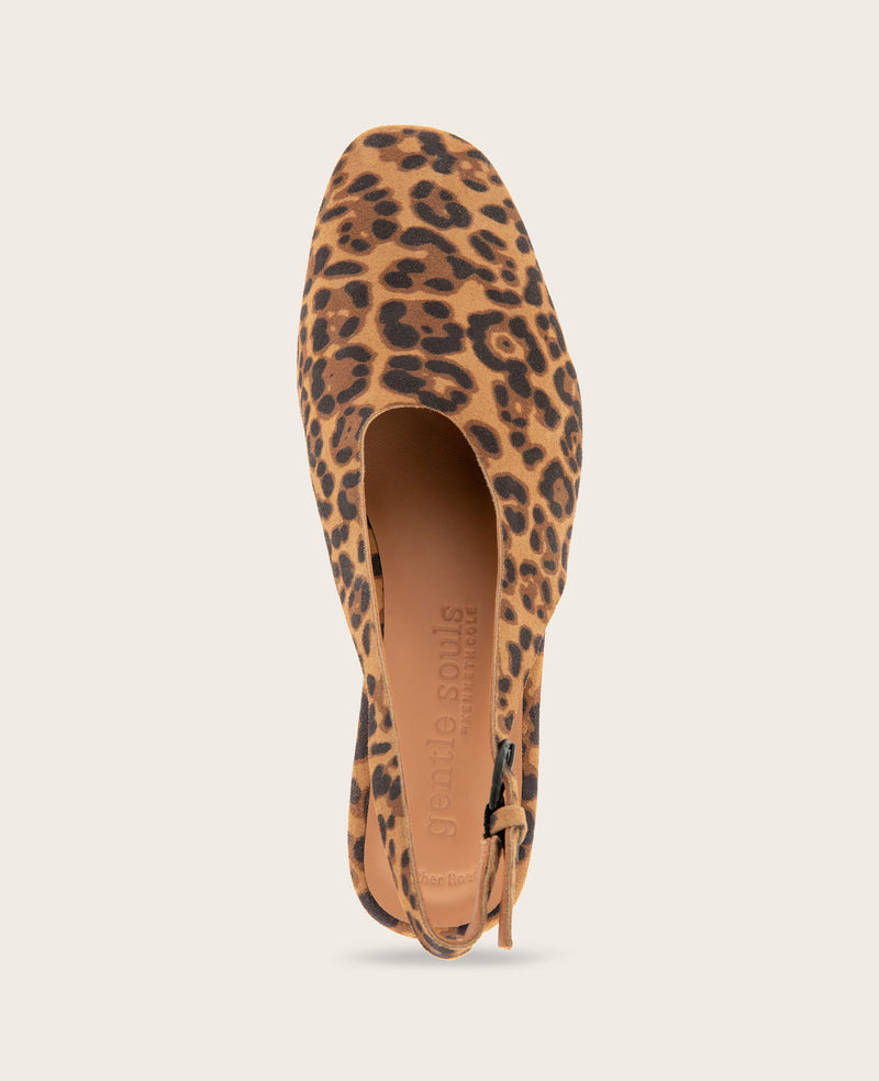 Kenneth Cole - GENTLE SOULS - Kellis Stretch Suede Slingback Heel WOMENS HEELS for Women
