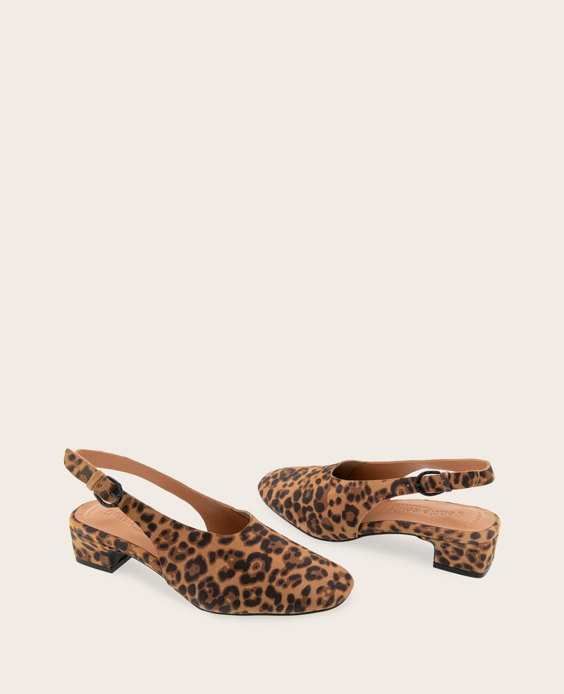Kenneth Cole - GENTLE SOULS - Kellis Stretch Suede Slingback Heel WOMENS HEELS for Women