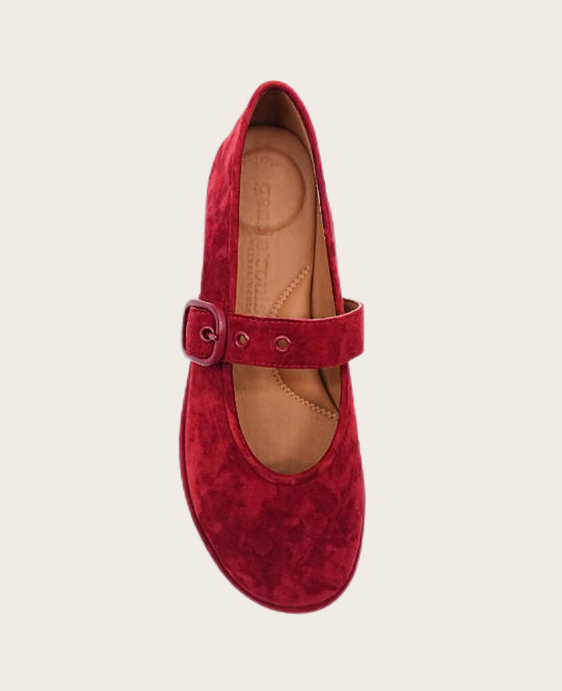 Kenneth Cole - GENTLE SOULS - Lunar Suede Mary Jane Flat WOMENS FLAT for Women