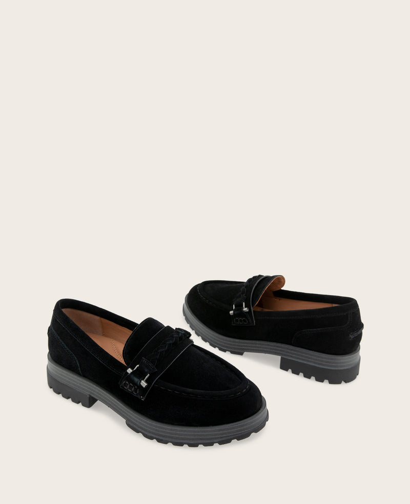Kenneth Cole - GENTLE SOULS - Polly Bit Suede Lug Sole Loafer WOMENS FLAT for Women