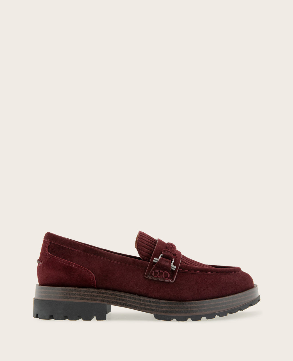 Kenneth Cole - GENTLE SOULS - Polly Bit Corduroy Suede Lug Sole Loafter WOMENS FLAT for Women 
