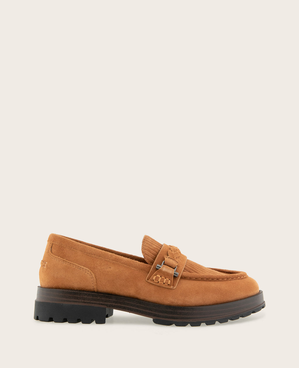 Kenneth Cole - GENTLE SOULS - Polly Bit Corduroy Suede Lug Sole Loafer WOMENS FLAT for Women 