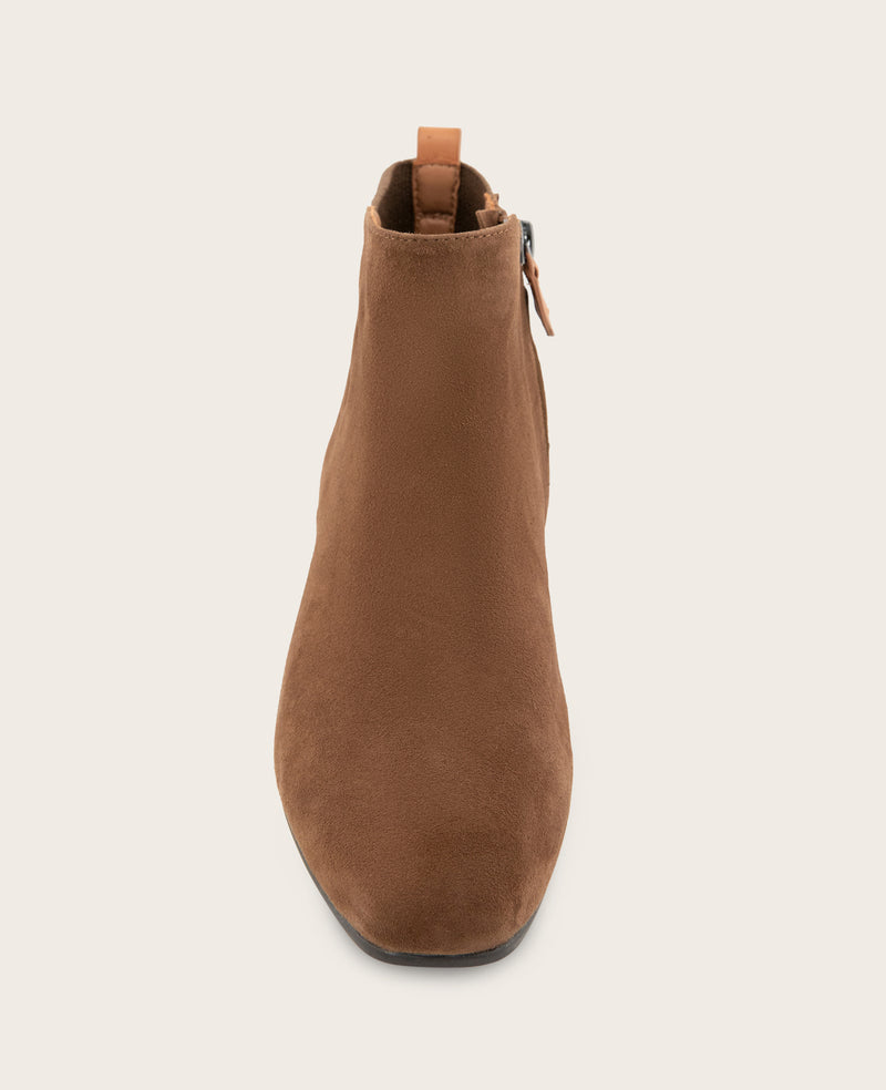 Kenneth Cole - GENTLE SOULS - Port Suede Side Zip Bootie WOMENS BOOT for Women