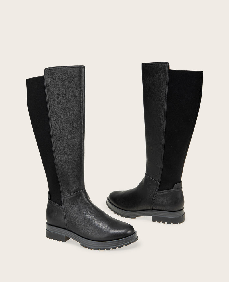 Kenneth Cole - GENTLE SOULS - Prescila Leather Knit Tall Boot WOMENS BOOT for Women