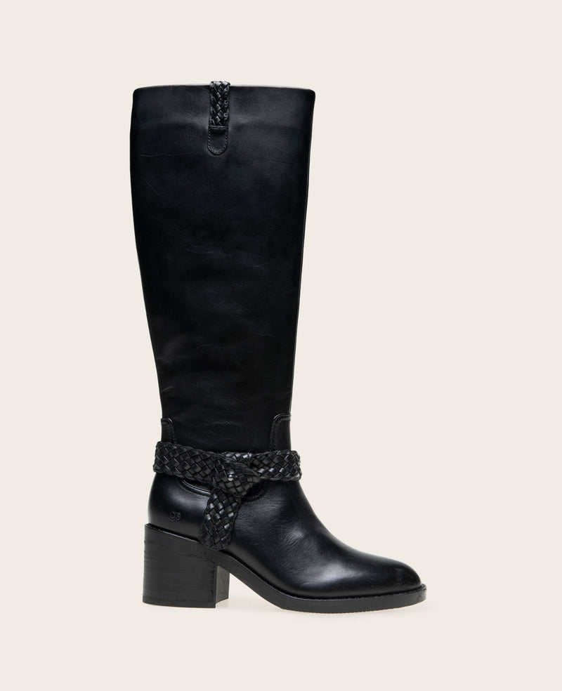 Kenneth Cole - GENTLE SOULS - Sarette Leather Tall Harness Boot WOMENS BOOT for Women