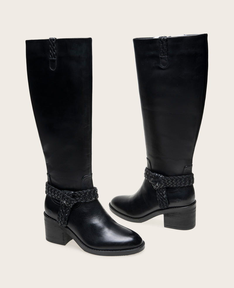 Kenneth Cole - GENTLE SOULS - Sarette Leather Tall Harness Boot WOMENS BOOT for Women