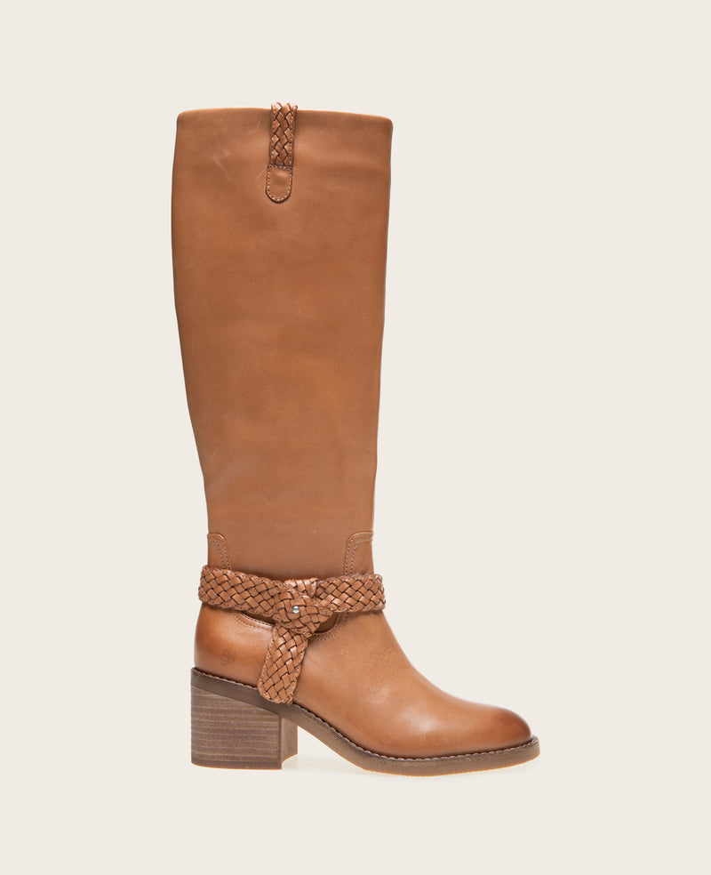 Kenneth Cole - GENTLE SOULS - Sarette Leather Tall Harness Boot WOMENS BOOT for Women