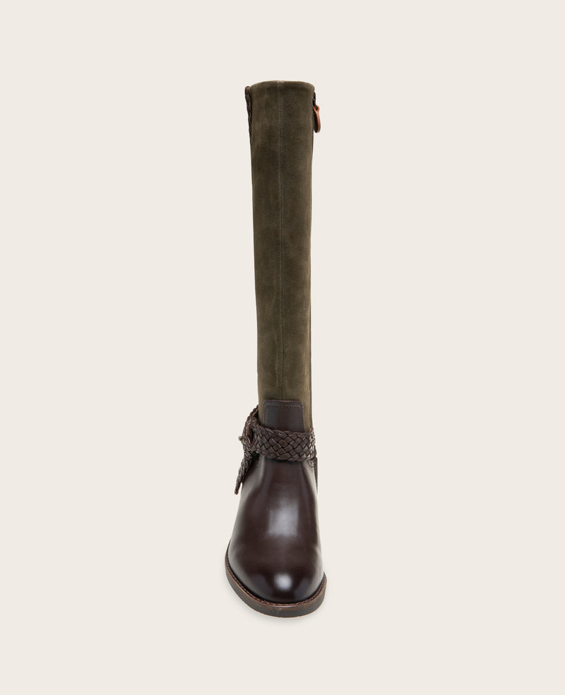 Kenneth Cole - GENTLE SOULS - Sarette Tall Leather Harness Boot WOMENS BOOT for Women