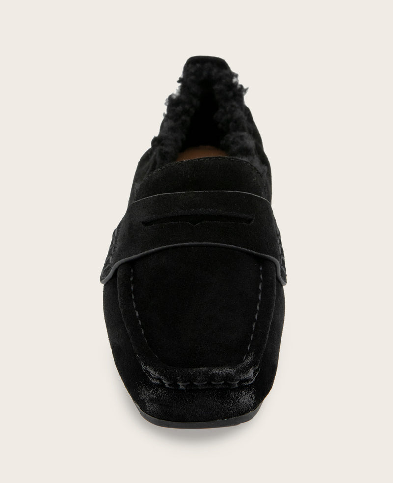 Kenneth Cole - GENTLE SOULS - Sophie Cozy Suede Driver WOMENS FLAT for Women