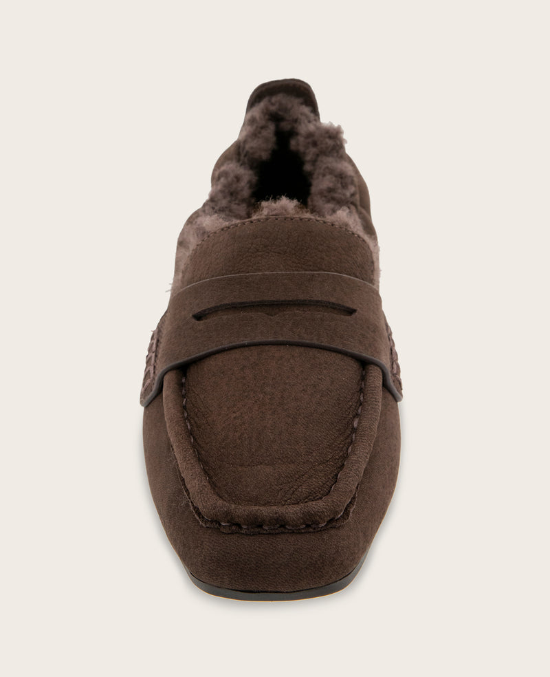 Kenneth Cole - GENTLE SOULS - Sophie Cozy Suede Driver WOMENS FLAT for Women
