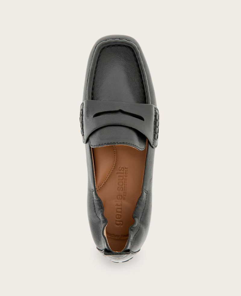 Kenneth Cole - GENTLE SOULS - Sophie Driver Leather Loafer WOMENS FLAT for Women
