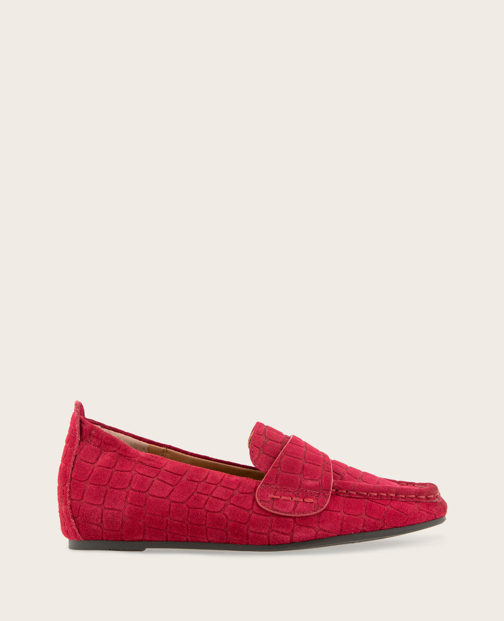 Kenneth Cole - GENTLE SOULS - Sophie Suede Embossed Loafer WOMENS FLAT for Women 