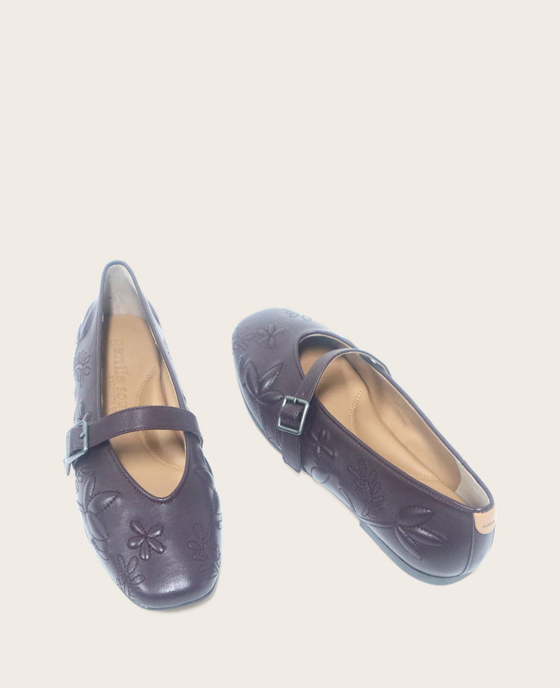 Kenneth Cole - GENTLE SOULS - Wence Embossed Leather Buckle Flat WOMENS FLAT for Women