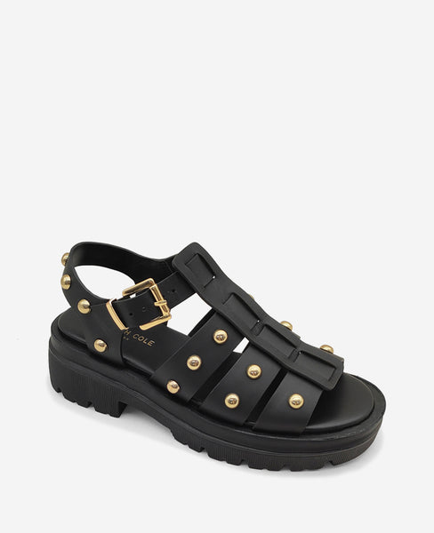 Kenneth Cole Black Leather Fisherman Sandals Kenneth Cole Fisherman Sandals for Men for sale | eBay main image 3