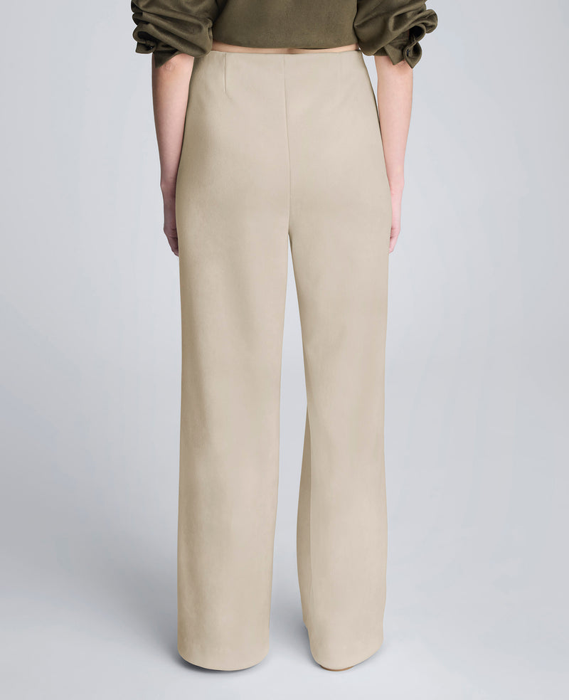 Kenneth Cole - Faux Suede Pullover Wide Leg Pant WOMENS PANTS for Women