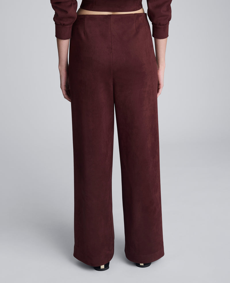 Kenneth Cole - Faux Suede Pull On Wide Leg Pant WOMENS PANTS for Women